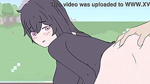 Anime sex with Ender Chan: Minecraft Hentai Video